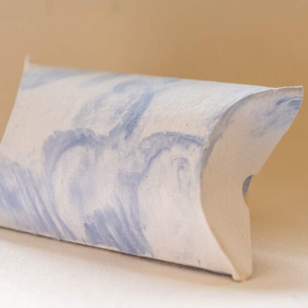 Párna doboz – márványos merítés