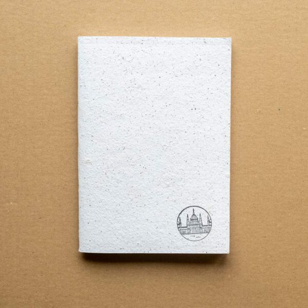 Budapest témájú, fűszeres fűzött füzet